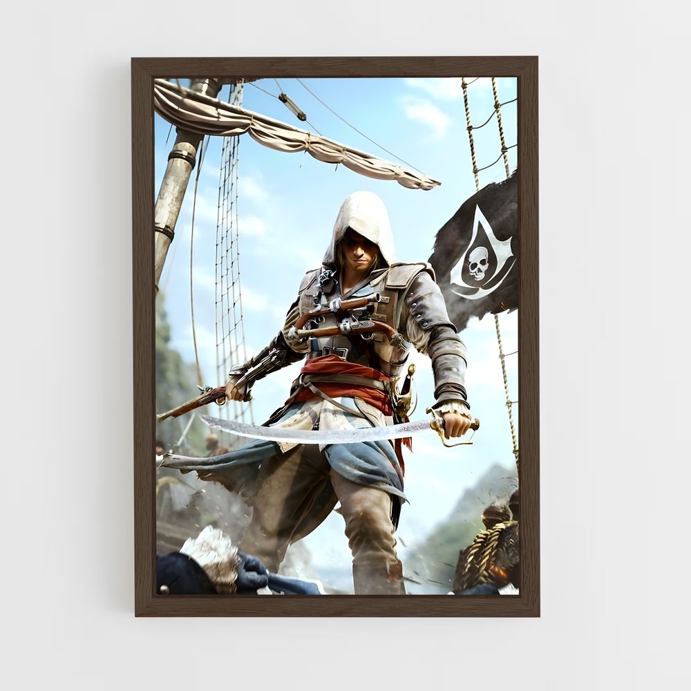Poster Pirate Assassin – affiche Assassin's Creed (vue 5)